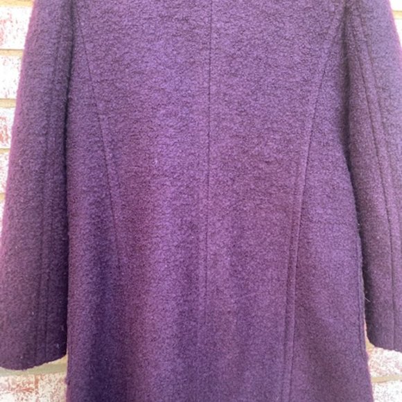 DKNY double breasted plum peacoat size 6 - Picture 8 of 11